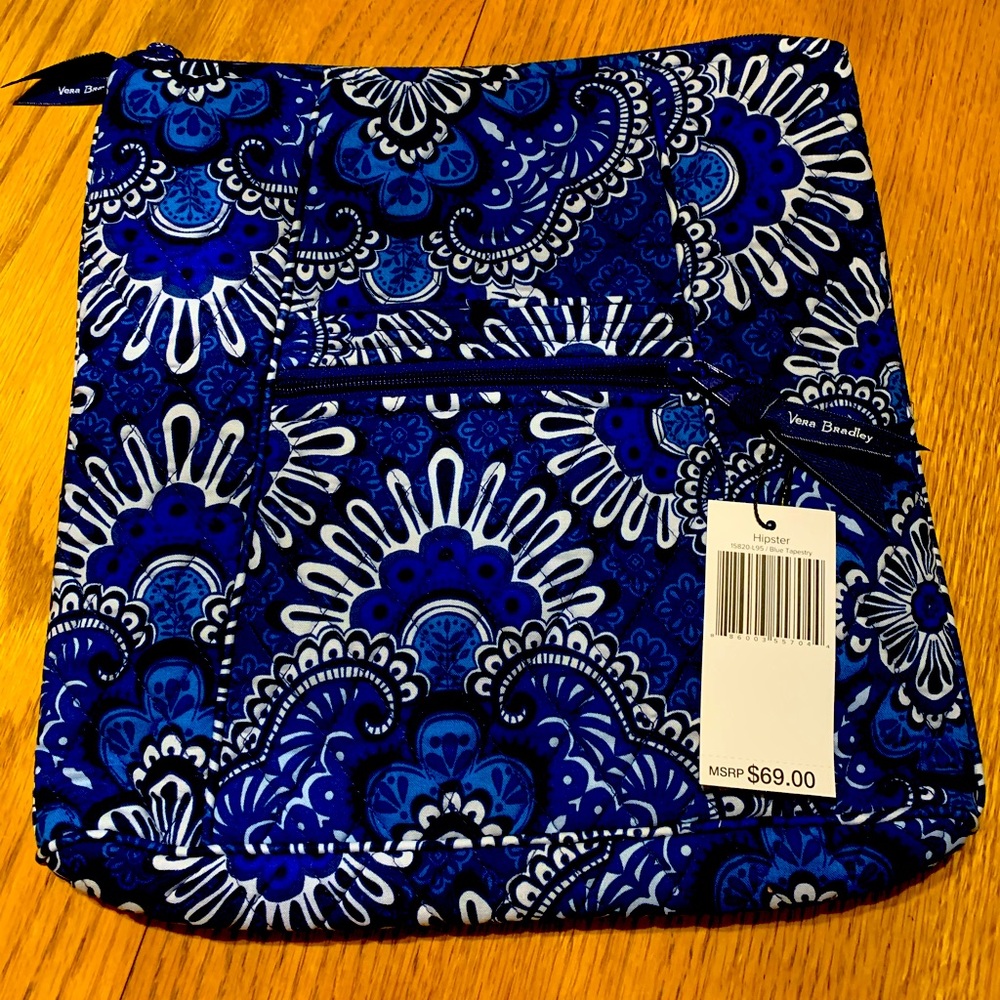 Vera Bradley Hipster NWT, Blue Tapestry